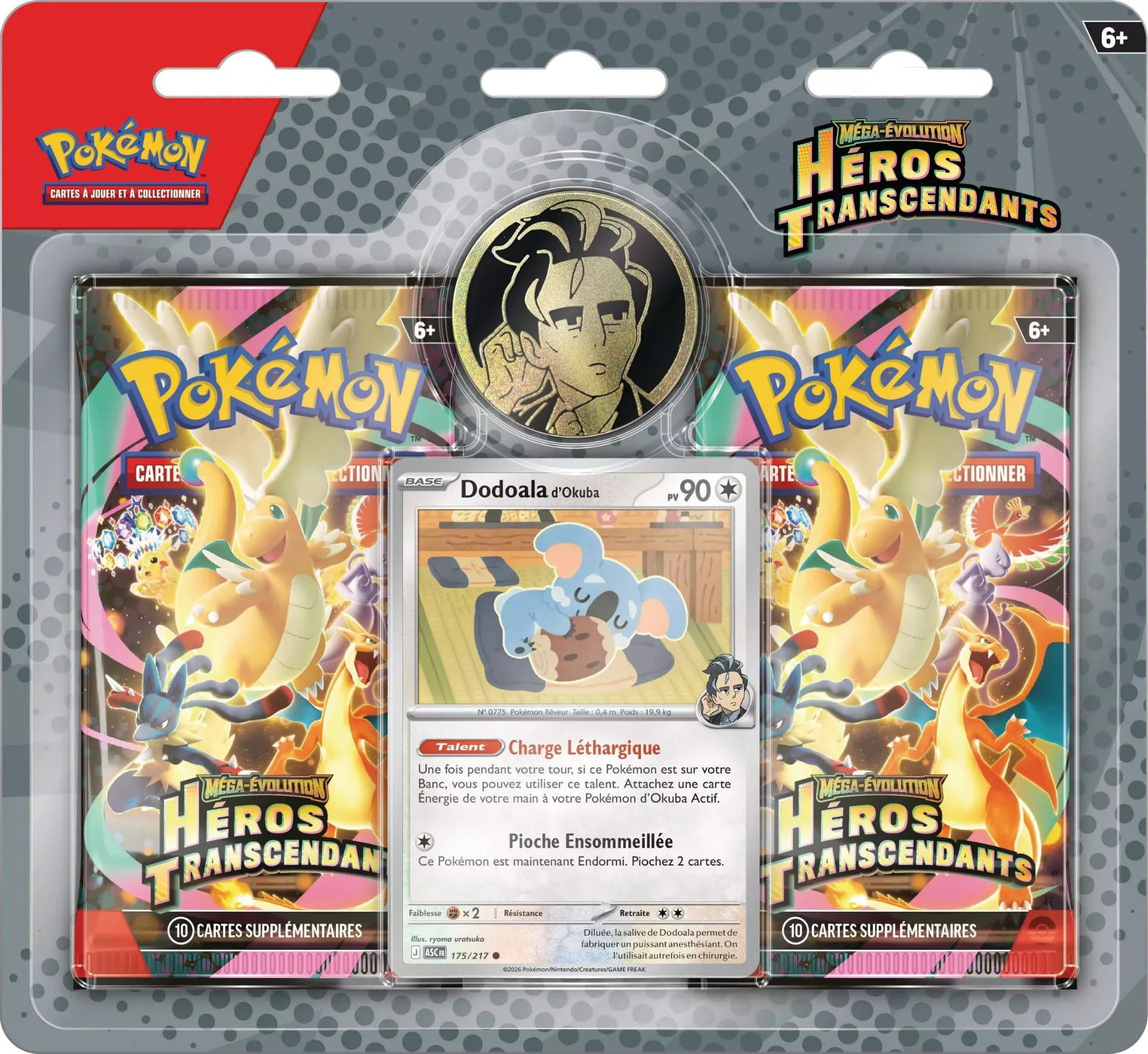Pokemon ME02.5 Héros Transcendants : pack 2 boosters Dodoala