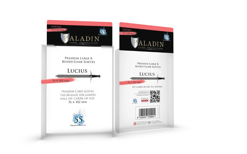 Paladin Sleeves - Lucius Premium Large B 76x102mm