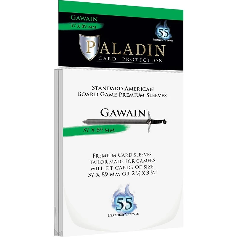 Paladin Sleeves - Gawain Premium Standard American 57x89mm