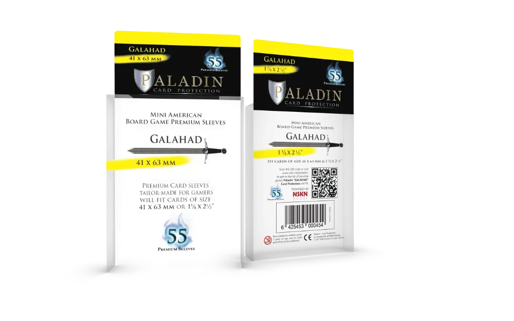 Paladin Sleeves - Galahad Premium Mini American 41x63mm