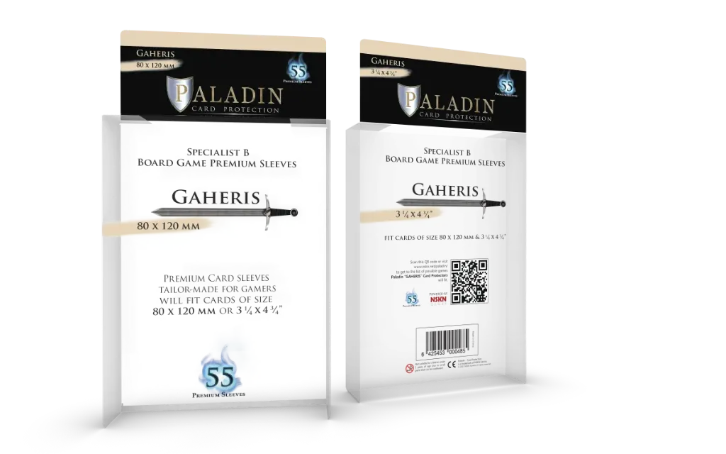 Paladin Sleeves - Gaheris Premium Specialist B 80x120mm