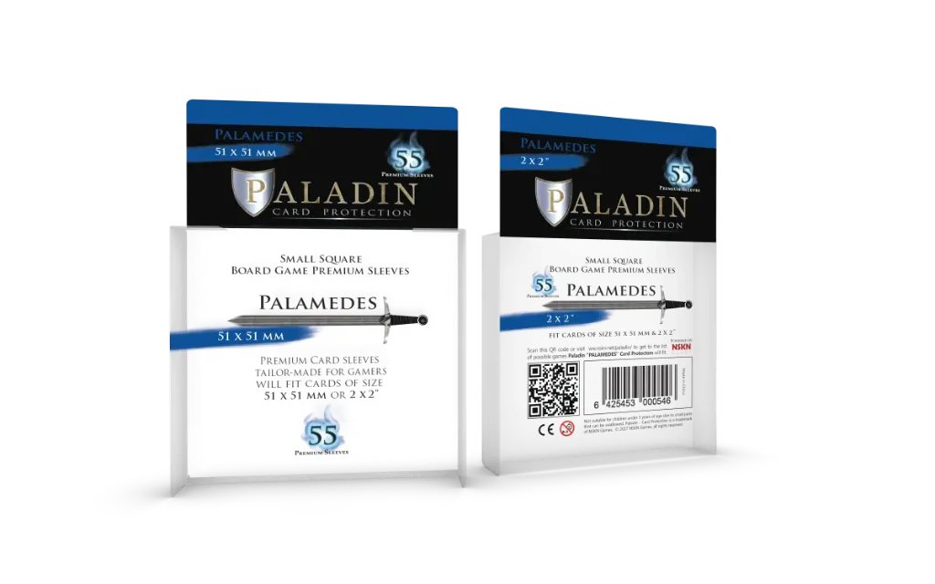 Paladin Sleeves - Palamedes Premium Small Square 51x51 mm