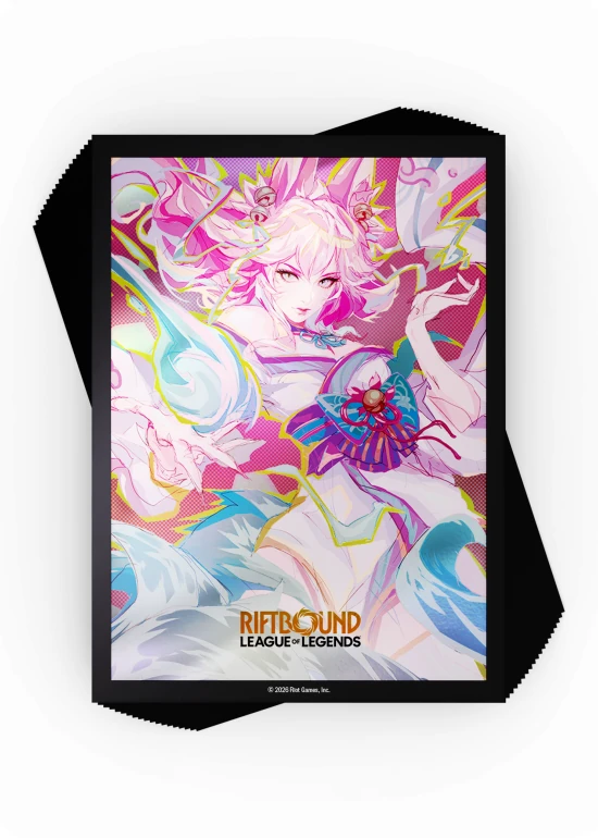 Riftbound : League of Legends TCG - Spiritforged Art Sleeves : Spirit Blossom Ahri