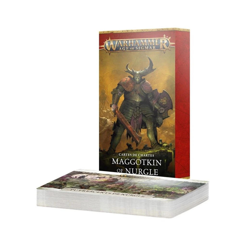 AOS Age of Sigmar : Cartes de Charte Maggotkin of Nurgle FR 83-59