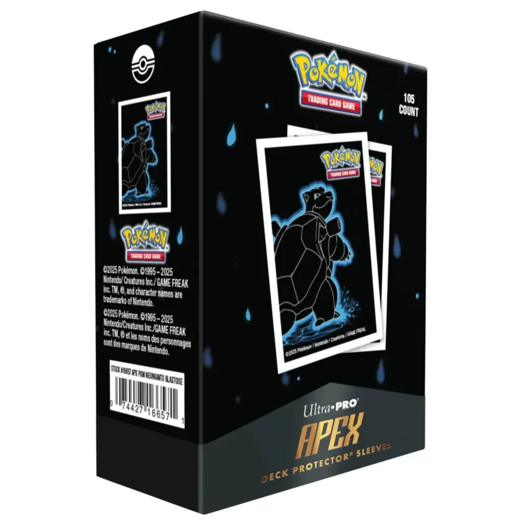 Ultra Pro - Pokémon - Apex Sleeves Tortank (105 Sleeves)
