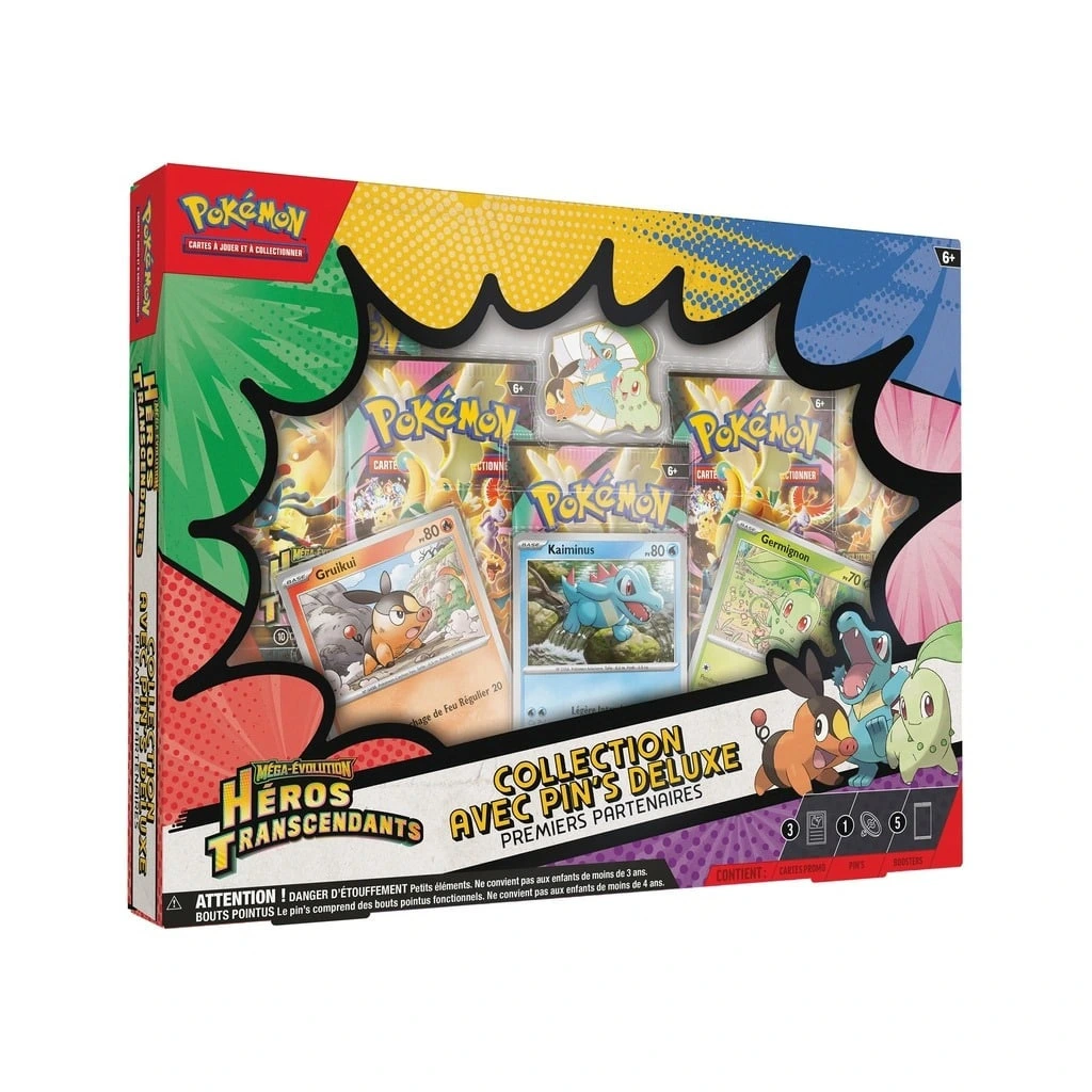 Pokemon ME2.5 : Coffret Collection Pin's Héros Transcendants