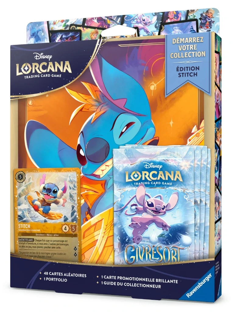 Disney Lorcana : Set 11-12 Givresort Coffret Démarrez votre collection Stitch