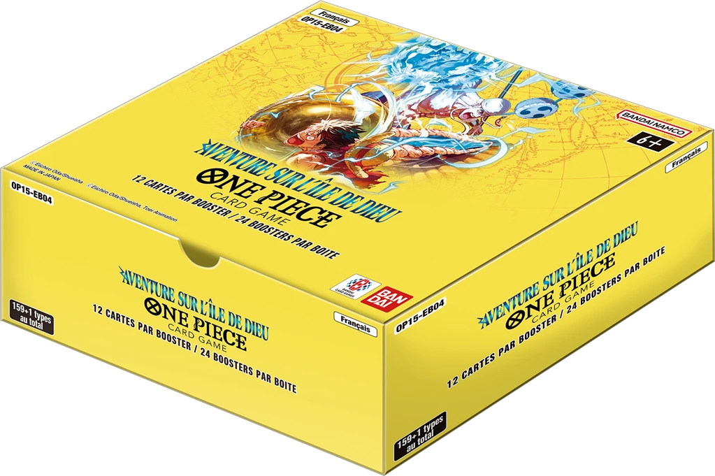 Display One Piece OP15 : Aventure sur l'ile de Dieu FR