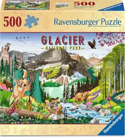 Puzzle 500 pièces : Parc National des Glaciers