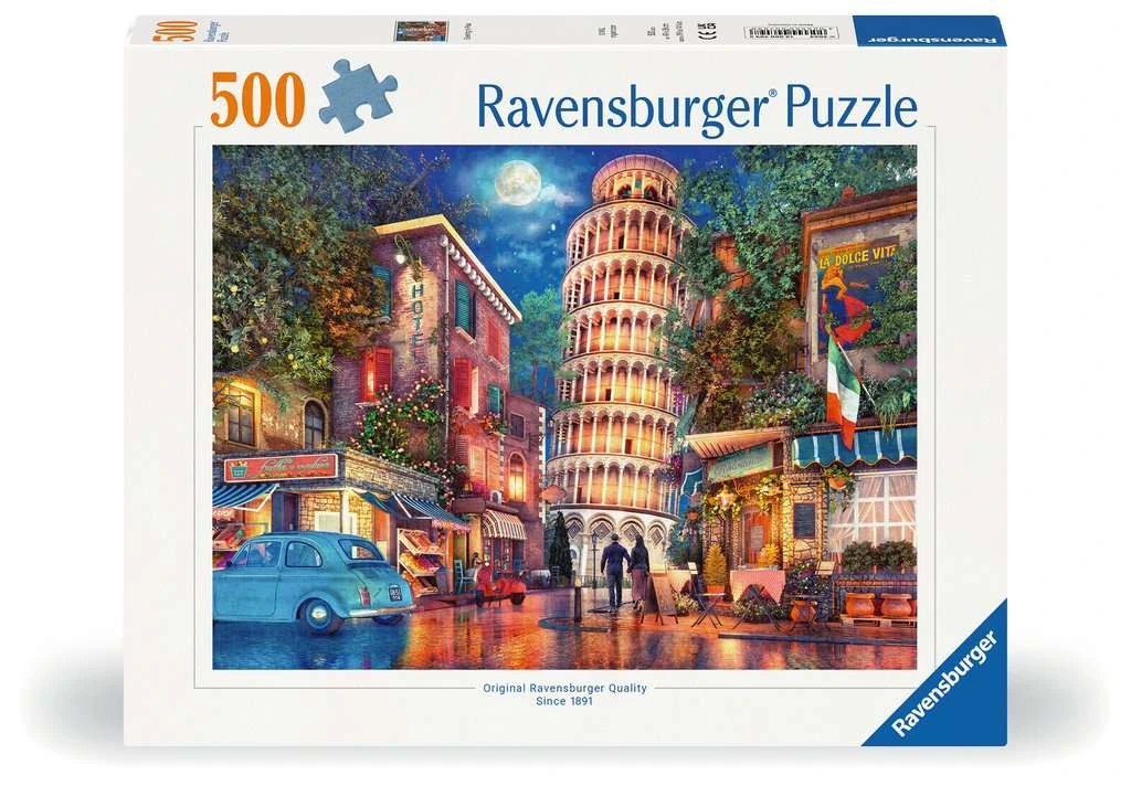 Puzzle 500 pièces : Une nuit à Pise