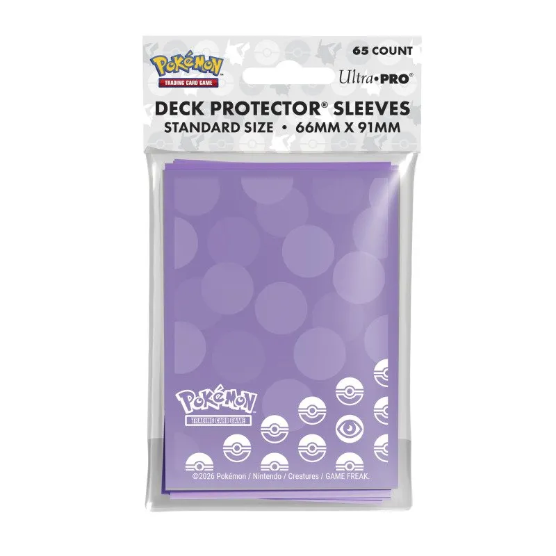 UP - Pokemon: Deck Protector Sleeves: Energy - Psychic Type (65 Sleeves)