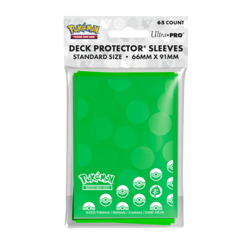 UP - Pokemon: Deck Protector Sleeves: Energy - Grass Type (65 Sleeves)