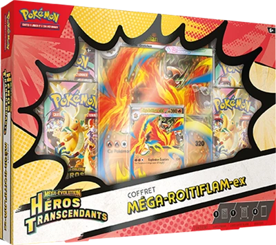 Pokemon ME2.5 : Collection Héros Transcendants – Méga-Roitiflam ex