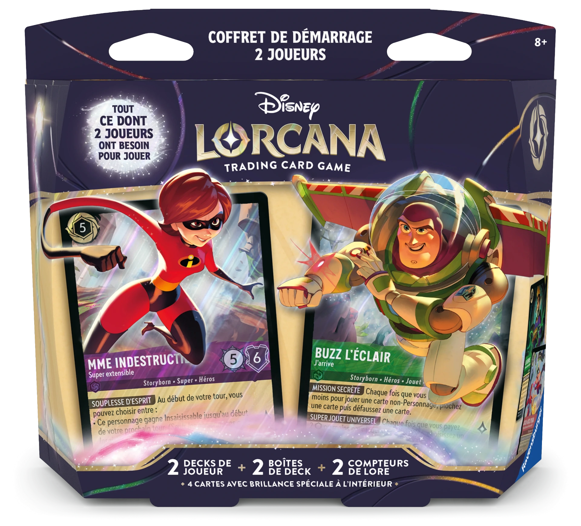 Disney Lorcana set 12 Contrées Inconnues : Decks 2 joueurs