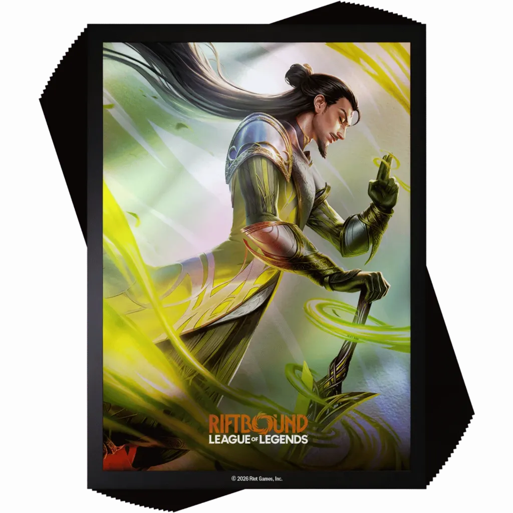Riftbound : League of Legends TCG - Unleashed Art Sleeves : Mastre Yi, Wuju Master (100 sleeves)