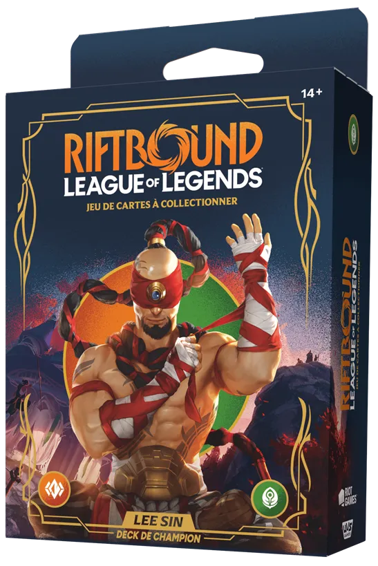 [SKU: RB-01PD03-FR] Riftbound LOL : Deck Champion Lee Seen Set 1 - Origines FR