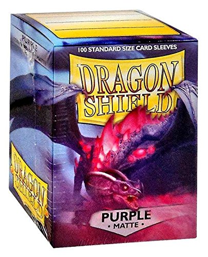 Dragon Shield - Standard Sleeves - Matte Purple (x100)