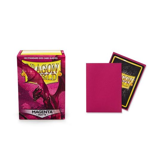 Dragon Shield - Standard Sleeves - Matte Magenta (x100)