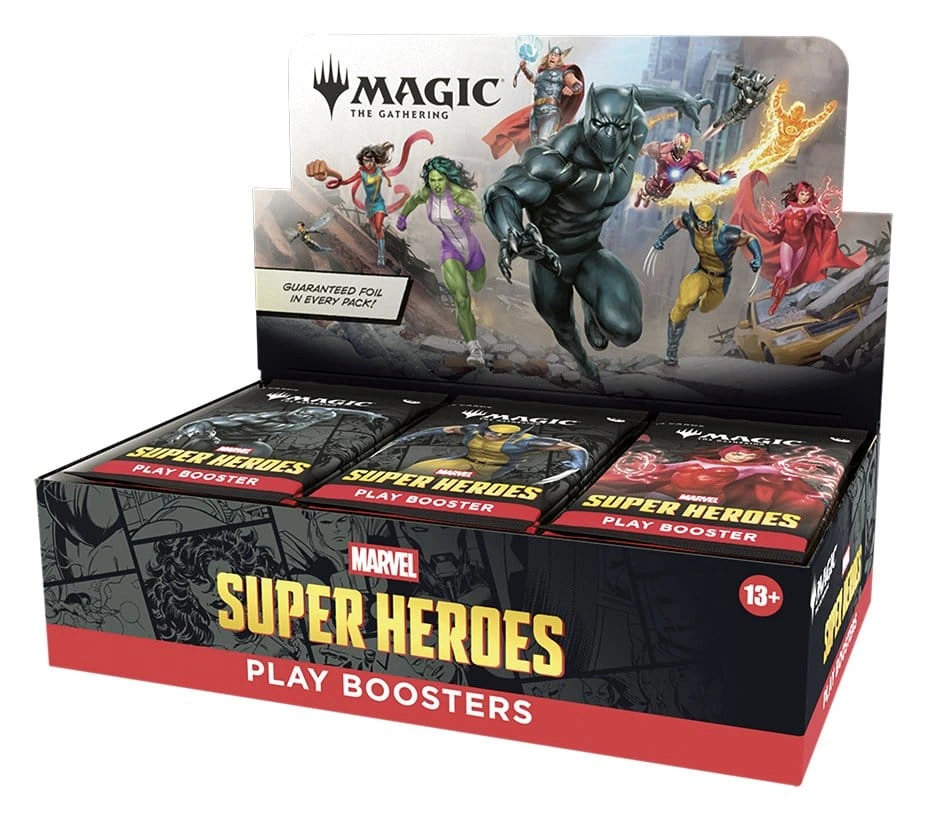 Display de 30 Boosters de Jeu Magic The Gathering - MSH : Marvel Super Heroes