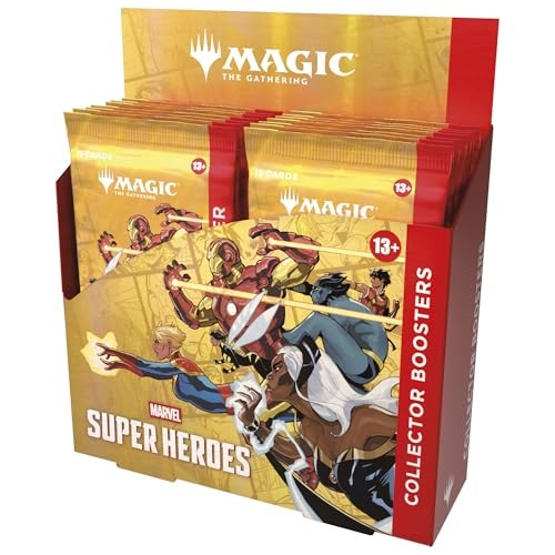 Display de 12 Booster Collector Magic The Gathering - MSH : Marvel Super Heroes EN
