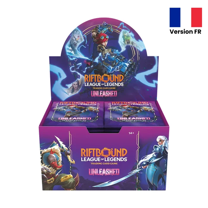 [RB-03BD01-FR] Riftbound: League of Legends TCG - Display de boosters  Déchaînement (24 Boosters) - FR