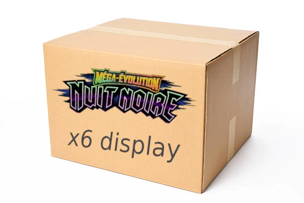 Pokemon ME05 : Case 6 displays Nuit Noire