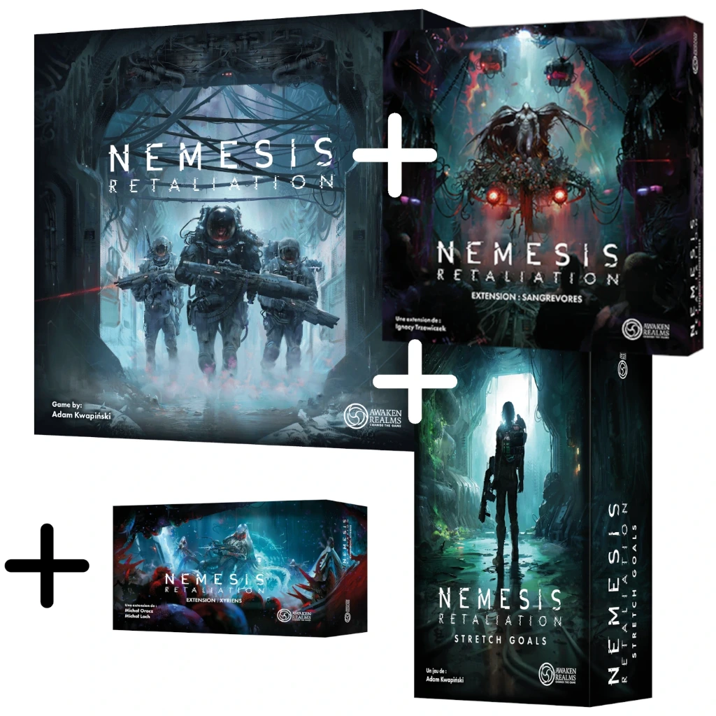 Nemesis Retaliation – Pack Jeu VF : Base + Extensions