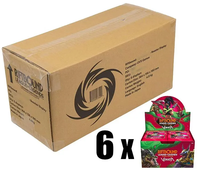 Riftbound: League of Legends TCG - Vendetta Case de 6x Display - EN