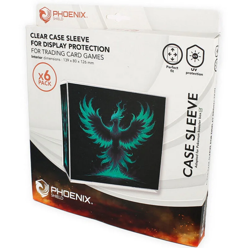 PHOENIX SHIELD - Boite de 6 protections PVC (pour display Pokemon)