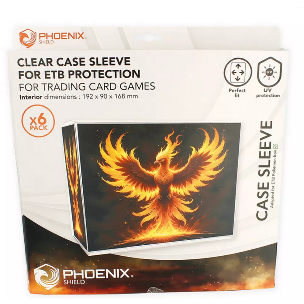 [ACCPHX044] PHOENIX SHIELD - Boite de 6 protections PVC (pour ETB Pokemon)