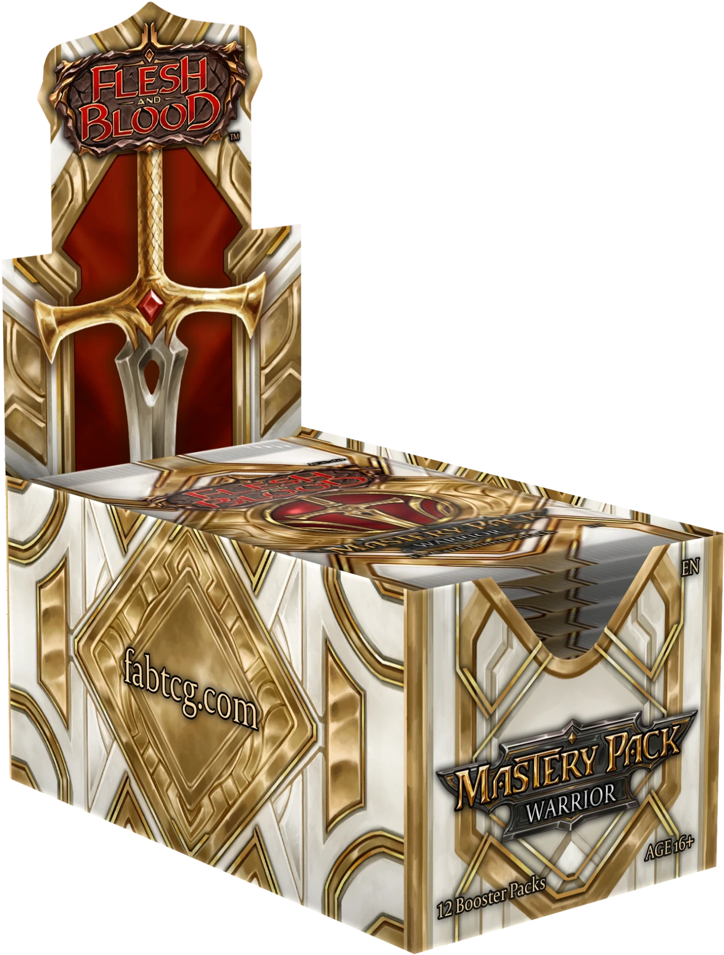 FAB - Mastery Pack Warrior Display 12 Boosters EN