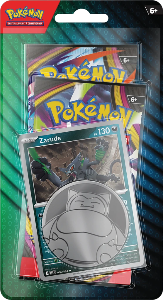 Pokemon : Pack 2 boosters Q3 (Blister Checklane)