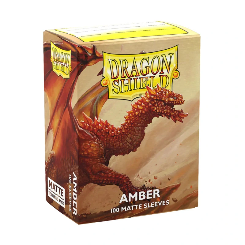 Dragon Shield - Standard Sleeves -  Matte : Amber (x100)