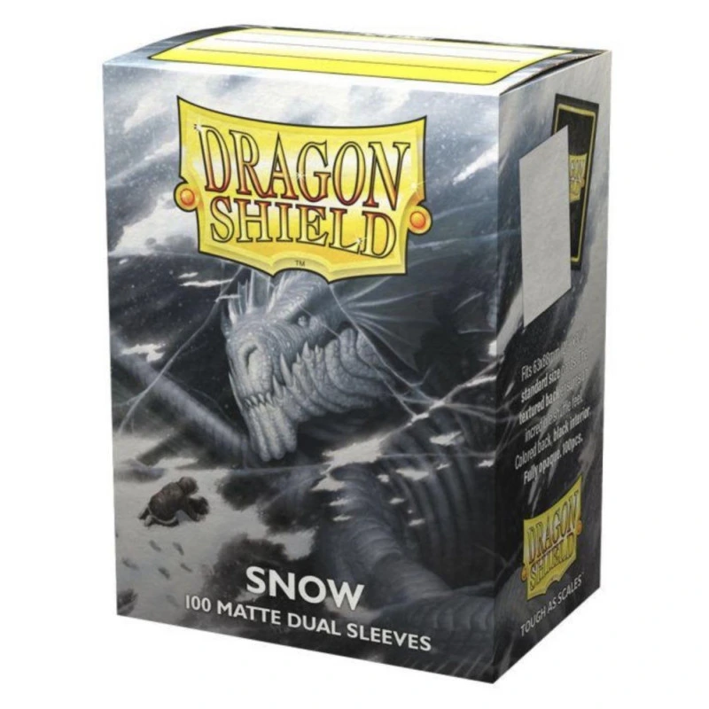 Dragon Shield - Standard Sleeves - Dual Matte - Snow (x100)