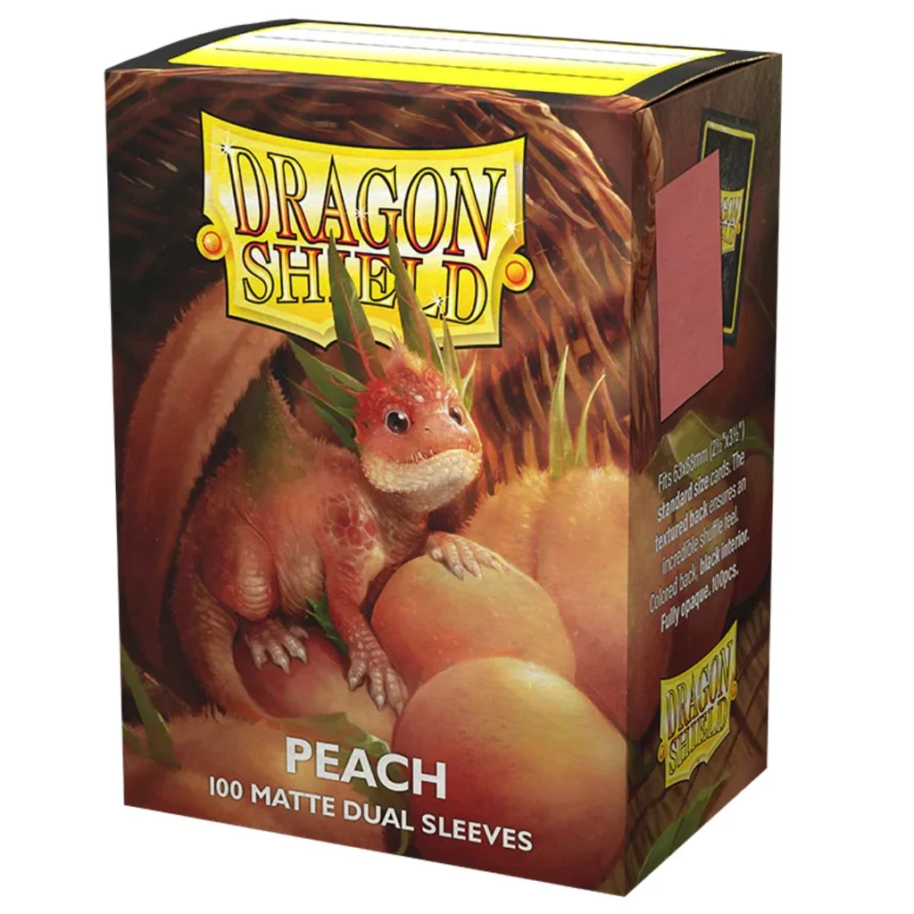 Dragon Shield - Standard Sleeves - Dual Matte - Peach (x100)