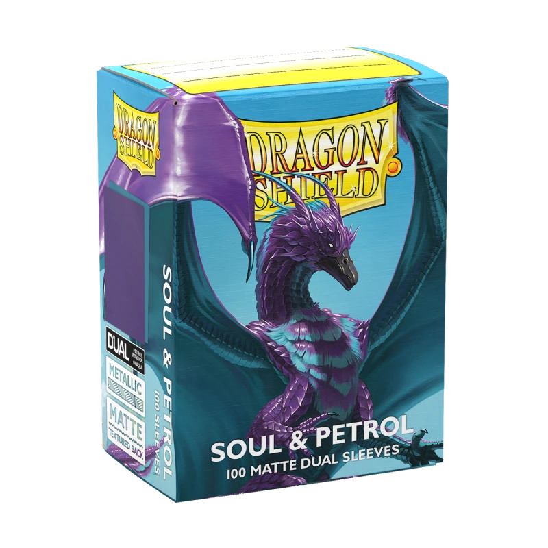 Dragon Shield - Standard Sleeves - Dual Matte - Soul & Petrol (x100)