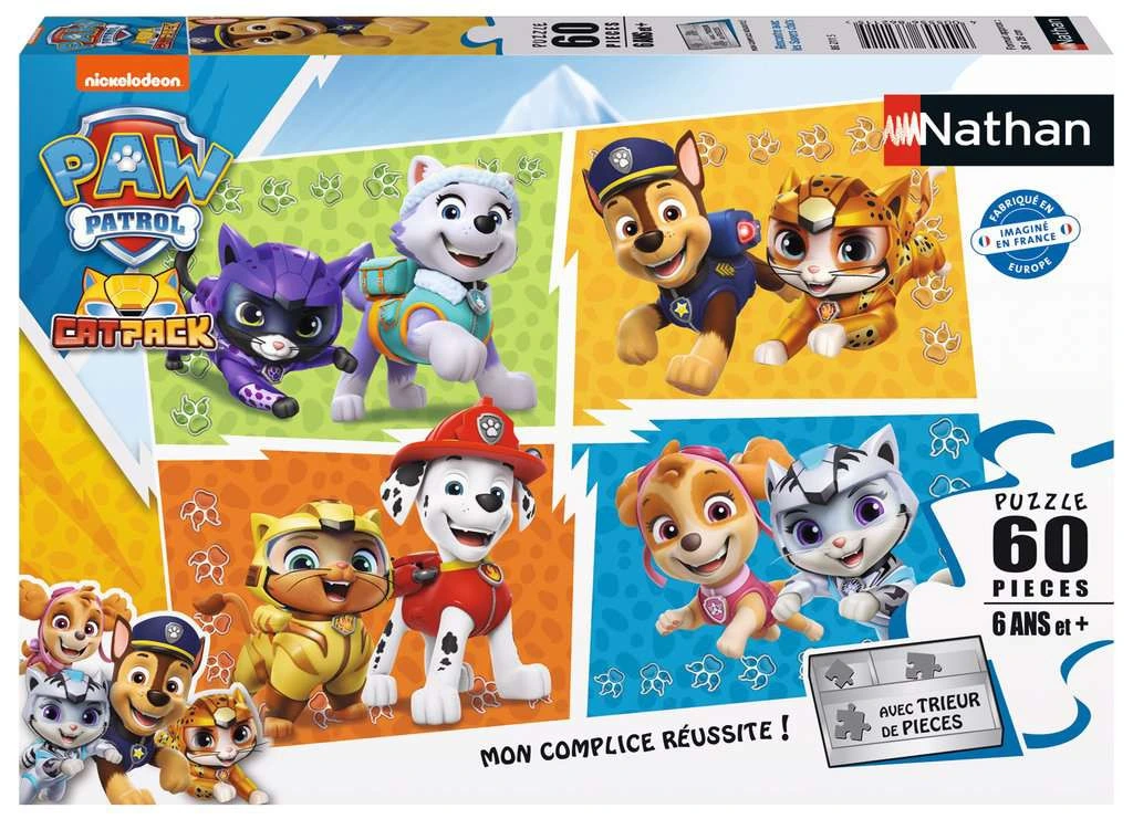 Puzzle 60 pièces : Pat'Patrouille