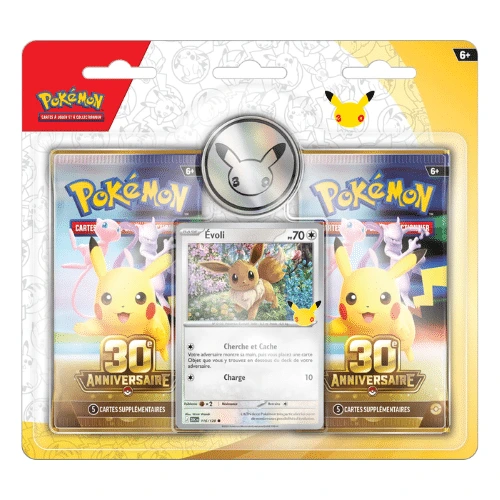 Pokémon 30 Ans : Pack 2 boosters