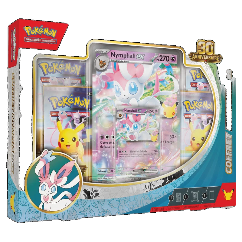 Pokémon 30 Ans : Coffret Nymphali EX