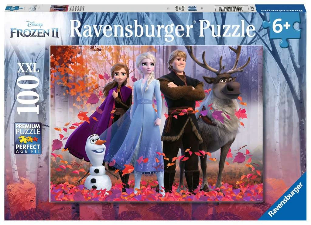 Puzzle 100 pièces XXL : Disney La Reine des Neiges 2 - La magie de la forêt