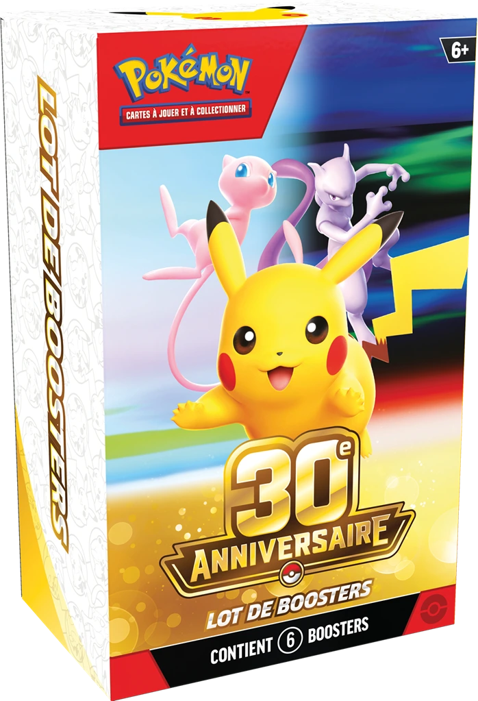 Pokémon 30 Ans : Bundle 6 boosters