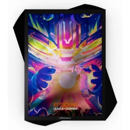 [RIFTBOUND JCC - Riftbound: Radiance - Art Sleeve Ziggs, Hexplosives expert] Riftbound: League of Legends TCG - Radiance Protège-cartes illustrés Ziggs