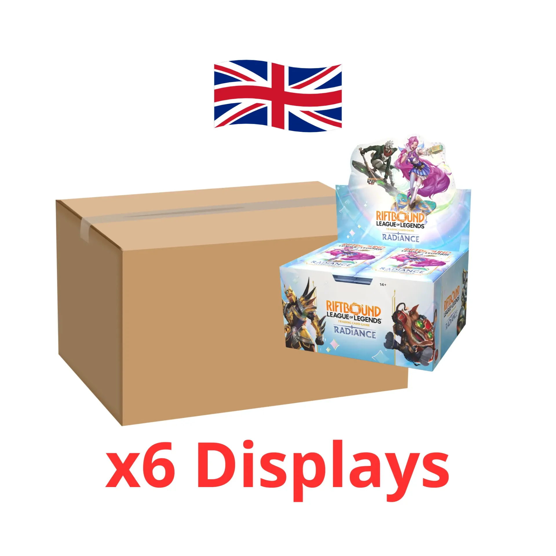 Riftbound : League of Legends TCG - Radiance Case 6 displays - EN