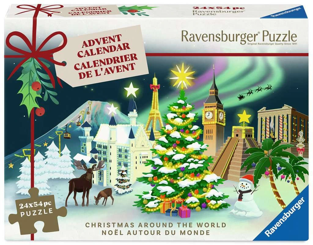 Calendrier de l'Avent Puzzles 24x54 pièces 2025