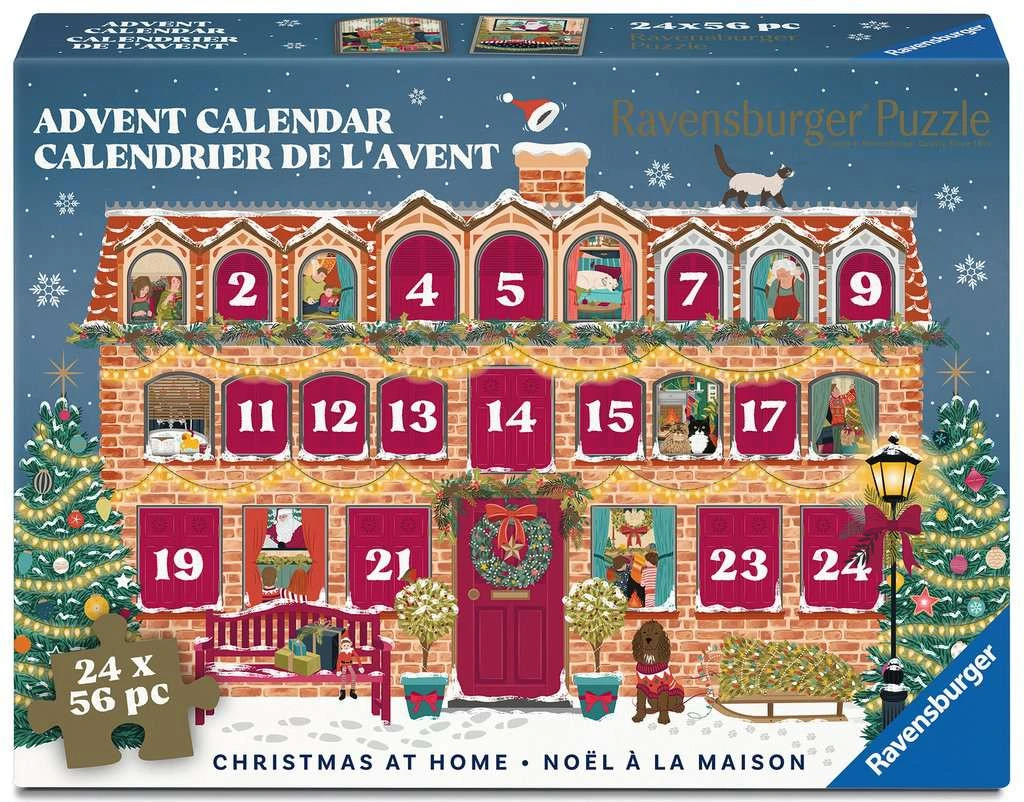 Calendrier de l'Avent Puzzles 24x56 pièces 2026