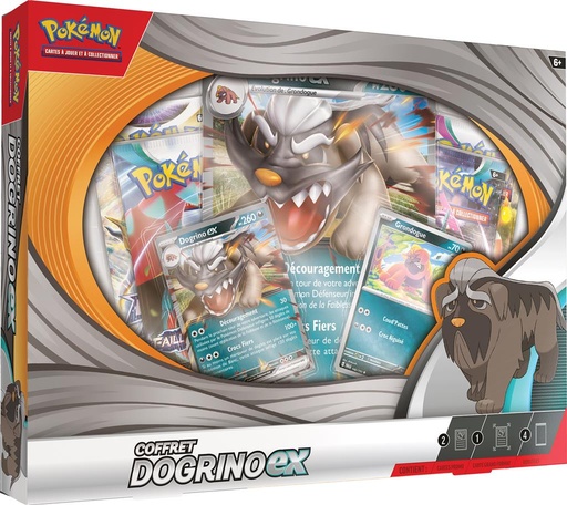 Pokémon : Coffret 4 boosters Dogrino-ex Q1