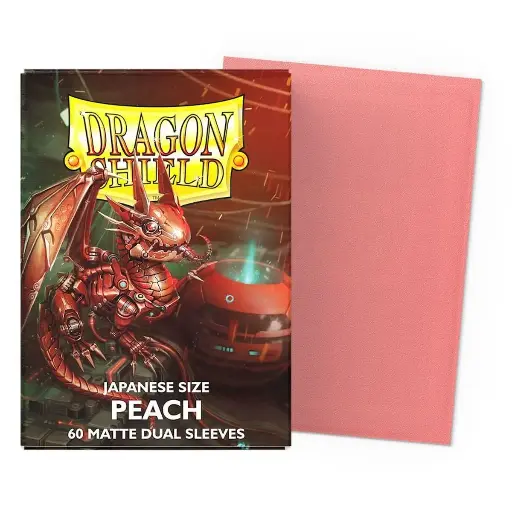 60 Dragon Shield Japanese Dual Matte - Peach
