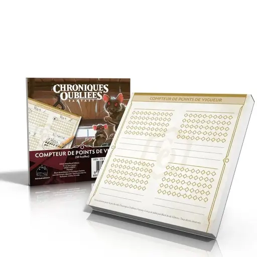 Chroniques Oubliées Fantasy : Compteurs de Points de Vigueur