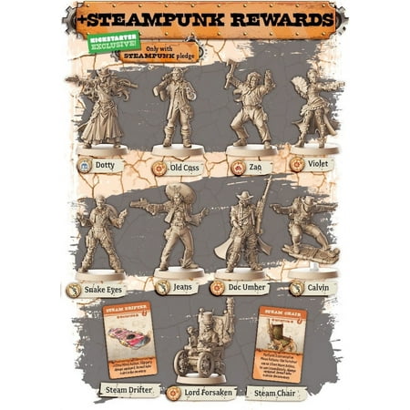 Zombicide Undead or Alive Steampunk Extras