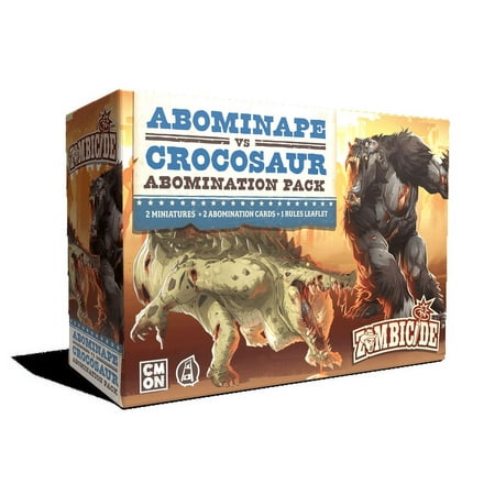 Zombicide Undead or Alive Abominape vs. Crocosaur Abomination Pack